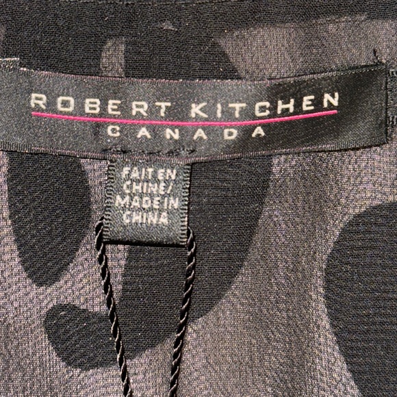 Robert Kitchen Canada Medium Polyester Double Layer Blouse - Picture 4 of 12